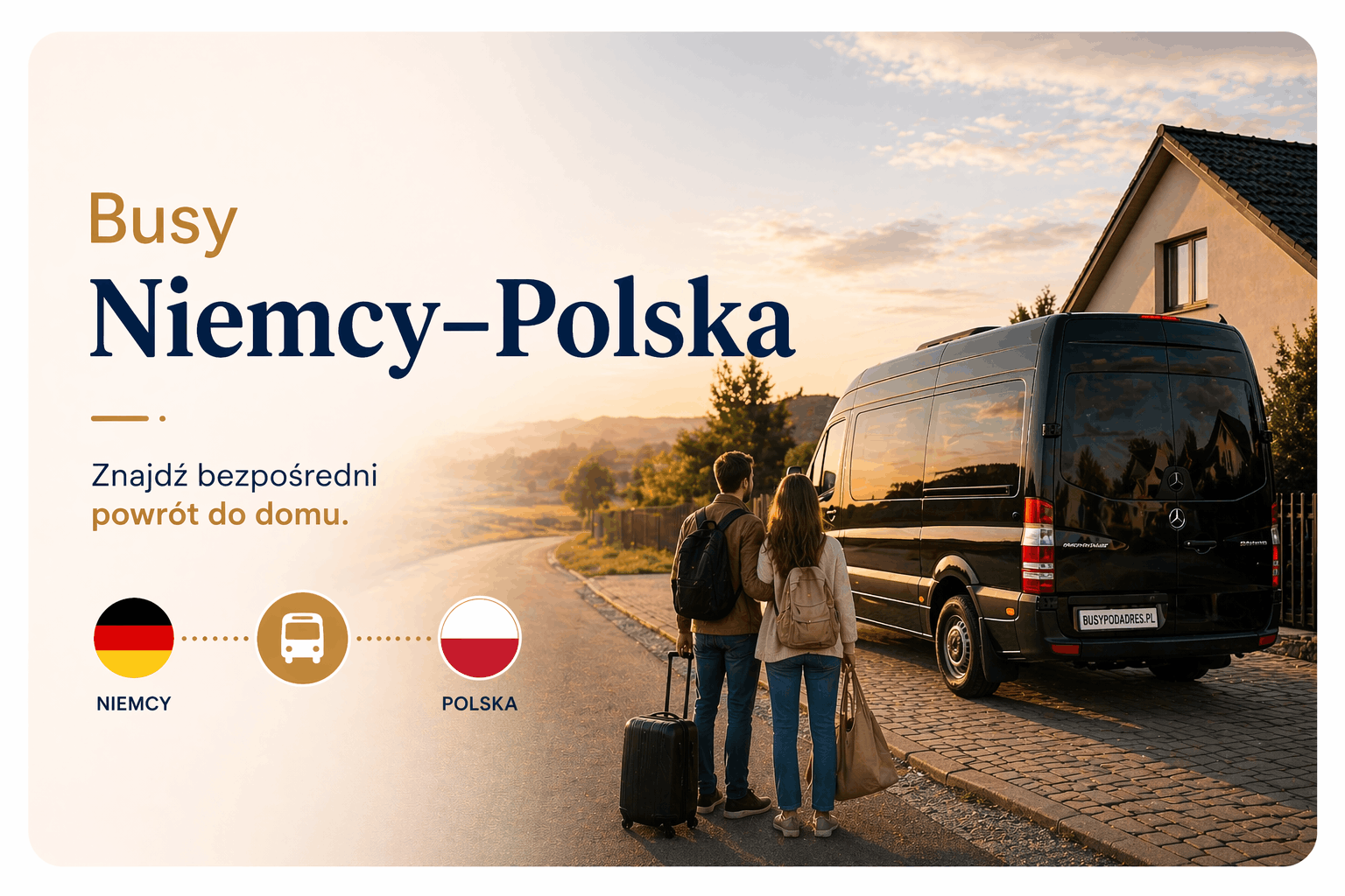 bus z Niemiec do Polski z adersu pod adres do pracy